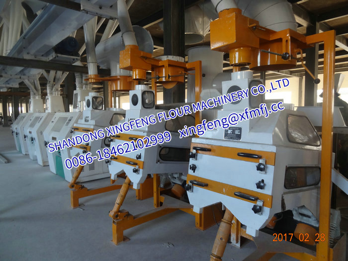 120-150T/24h Maize/Corn flour maize grits milling machinery